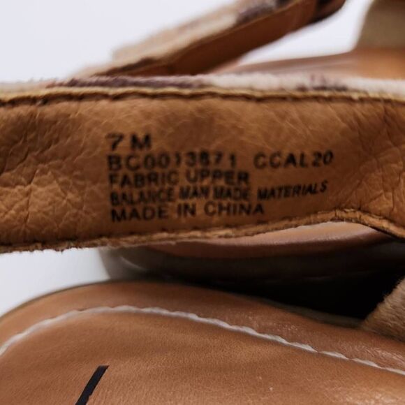 BOC Womens Animal Print Sandals Size 7 - Picture 4 of 7